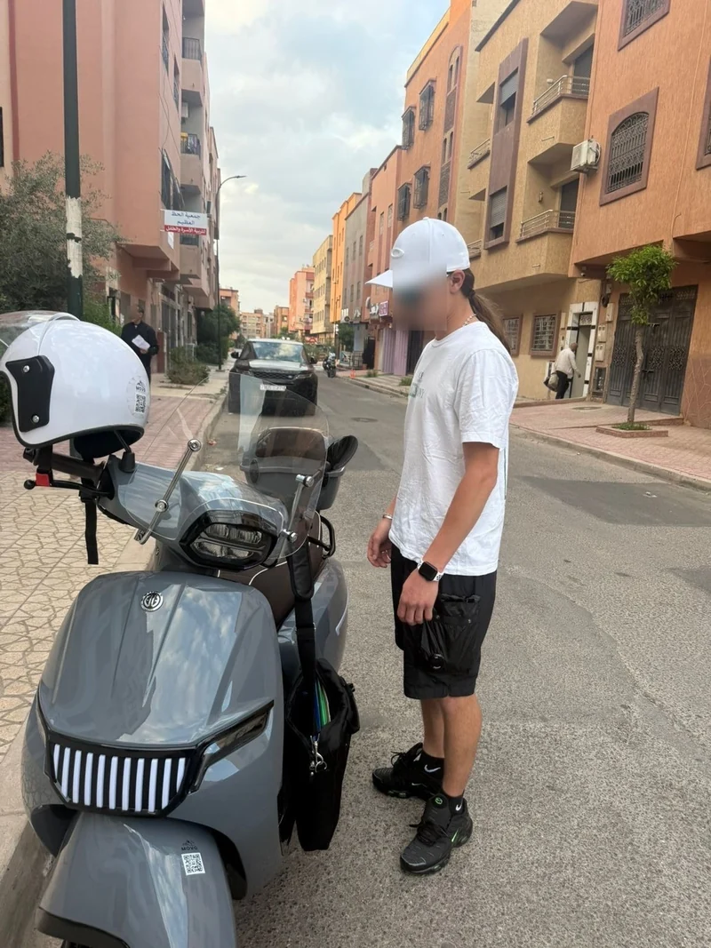 Capture d'écran d'un avis client MOVO à Marrakech