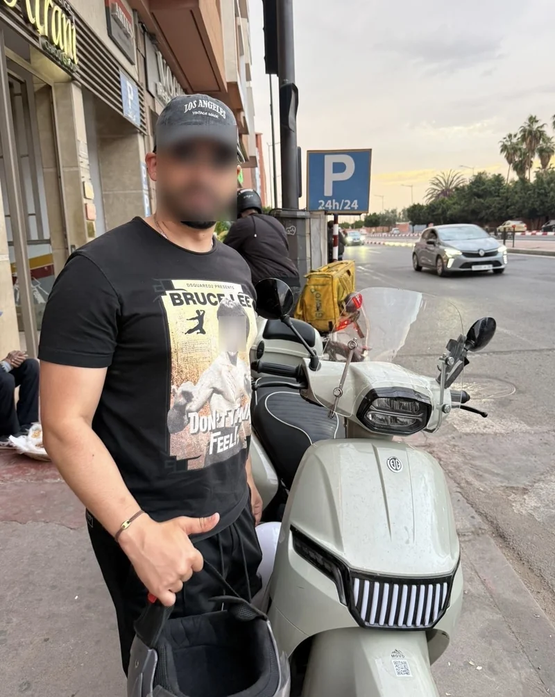 Capture d'écran d'un avis client MOVO à Marrakech