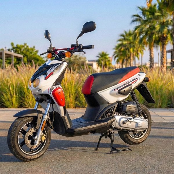 Scooter Stunt 50cc disponible à la location à Marrakech — 260 MAD/jour