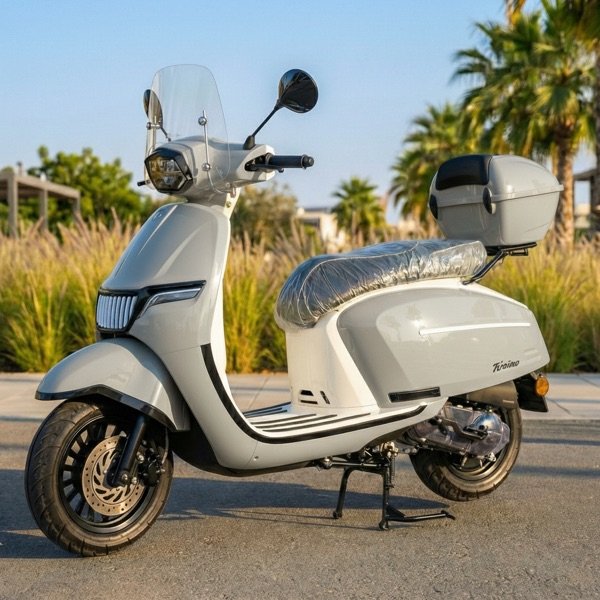 Scooter Torino 50cc gris à louer à Marrakech — 320 MAD/jour